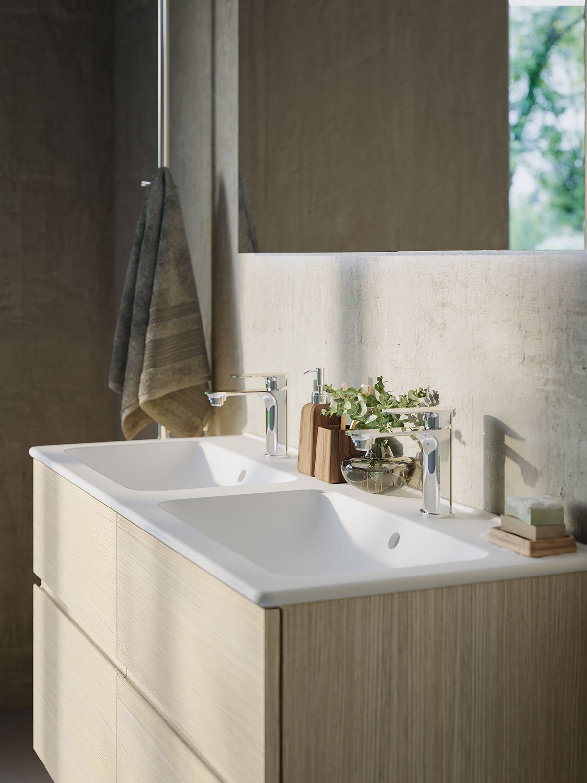 Poem – design with a personal touch with bathrooms made in Sweden from natural materials.