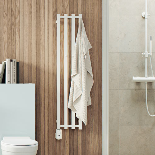 Water filled heated towel rails