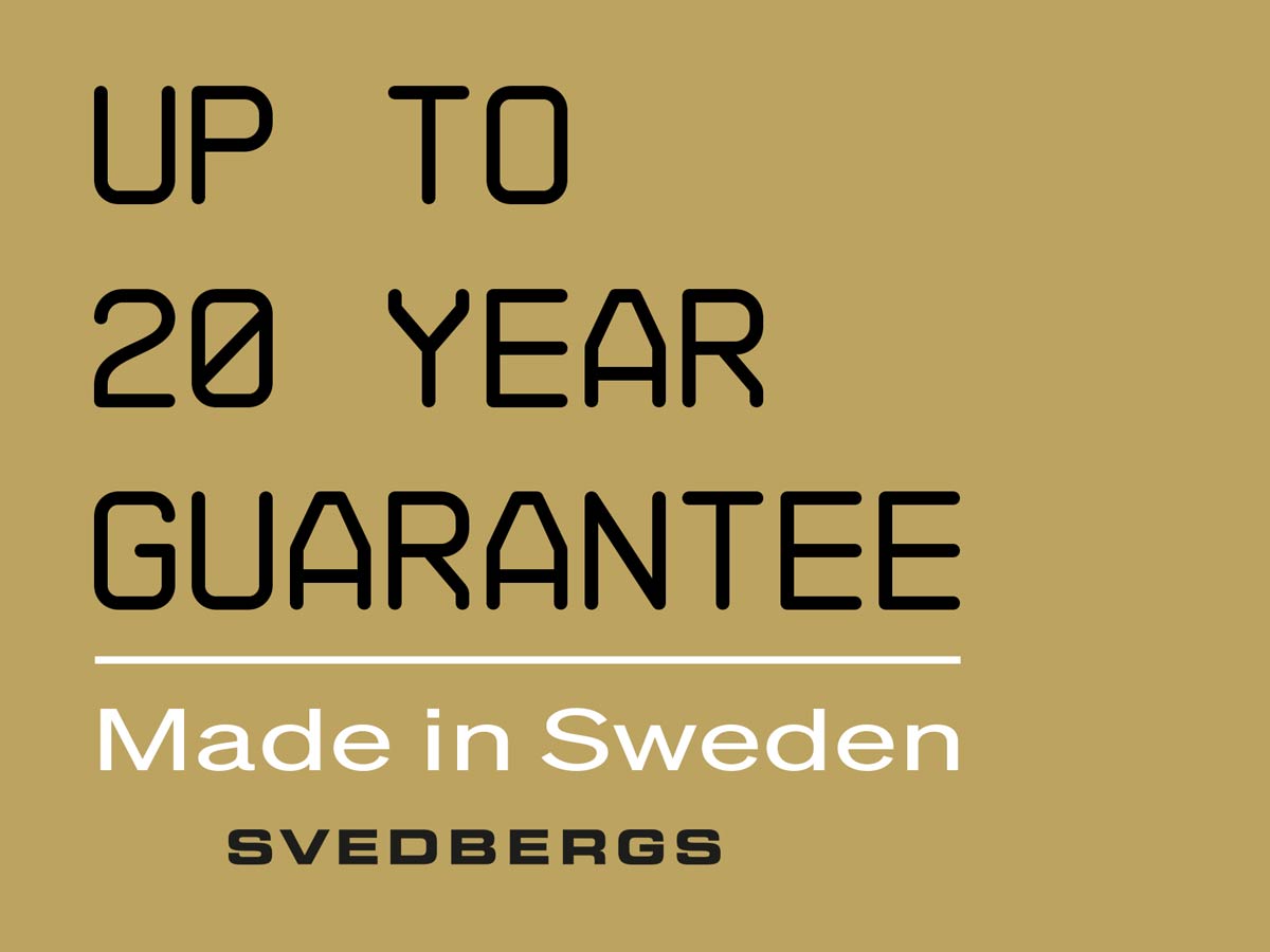 Up to 20 year guarantee