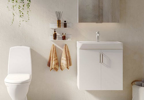 Five tips for small bathrooms