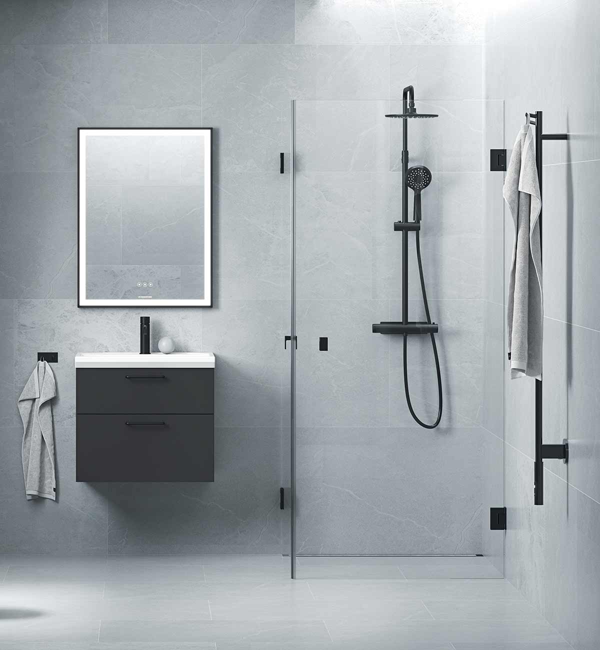 Moisture-resistant bathroom furniture
