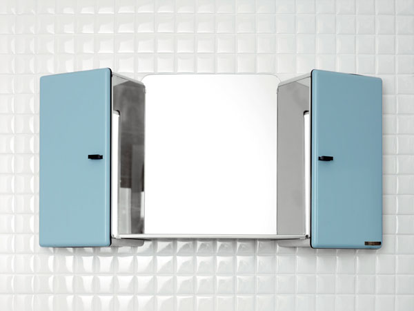 Several of our bathroom cabinets are inspired by the one that revolutionised bathrooms in 1962. 