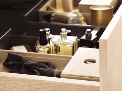 Wooden drawer inserts