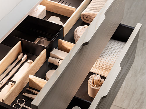 Exclusive drawers 