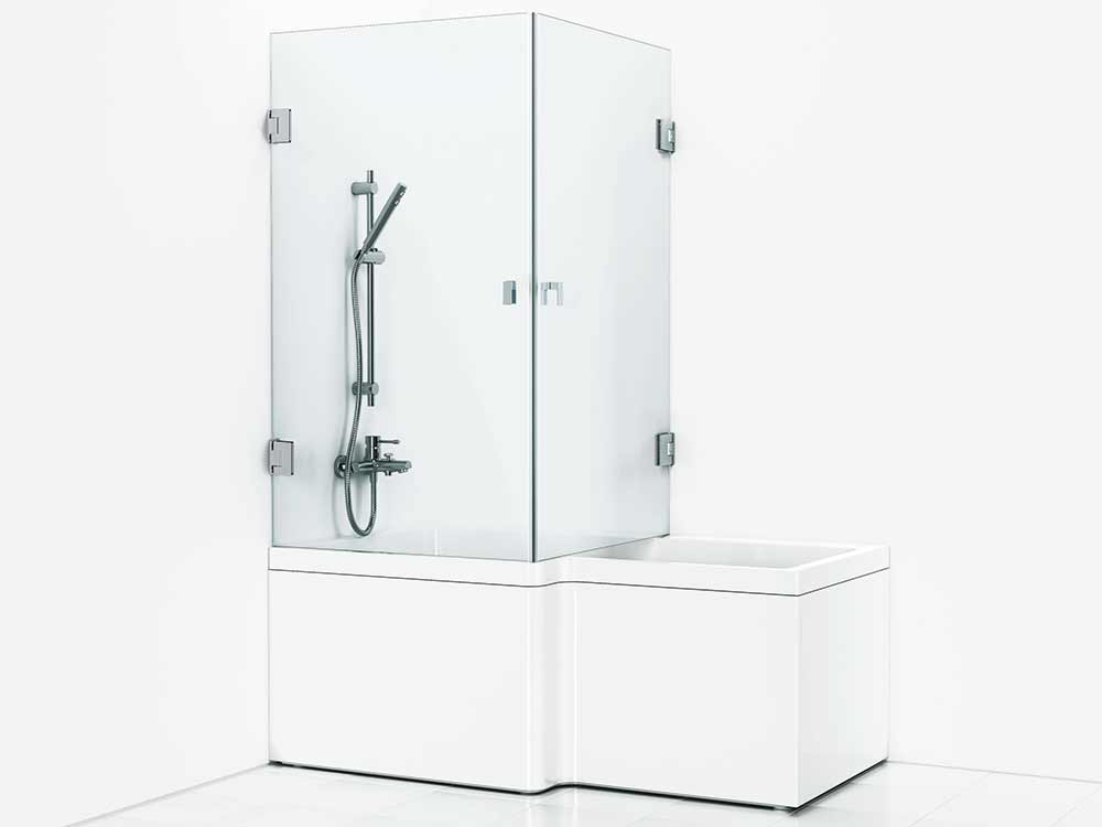 180° Corner shower, bath