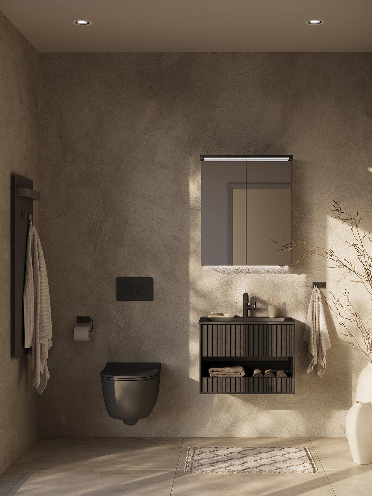Modern and with all kinds of opportunities to tailor your design to your tastes.