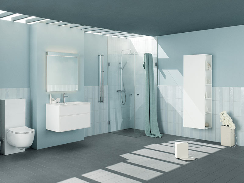 Svedbergs bathroom, Forma