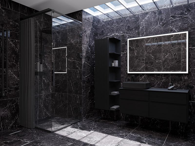 Svedbergs bathroom, Forma