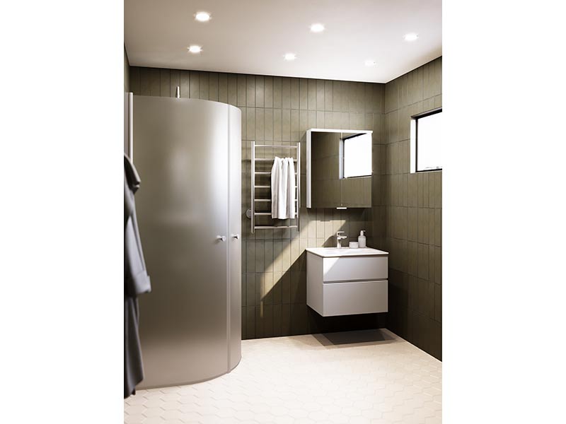 Svedbergs bathroom, Forma