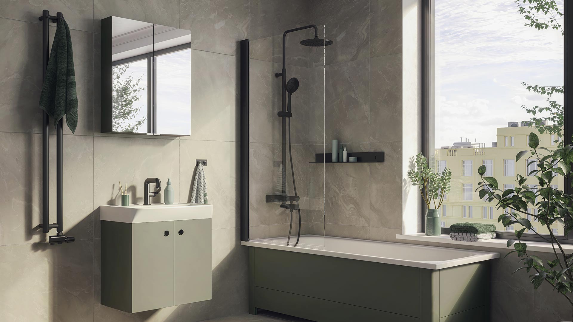 A durable bathroom