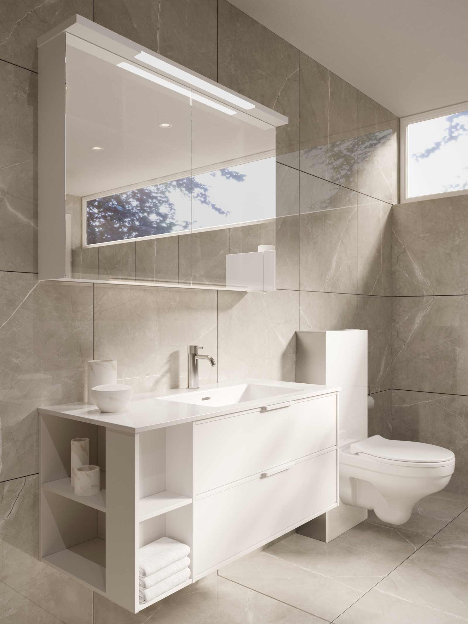 Svedbergs Bathroom - Mirror cabinets