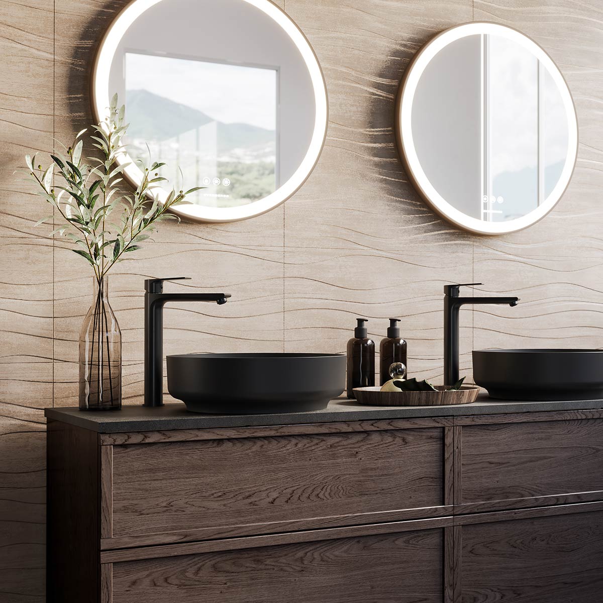Our sit-on basins basins make for a beautiful feature in your bathroom.