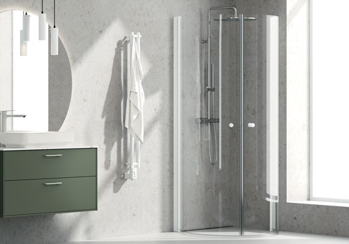 Corner showers