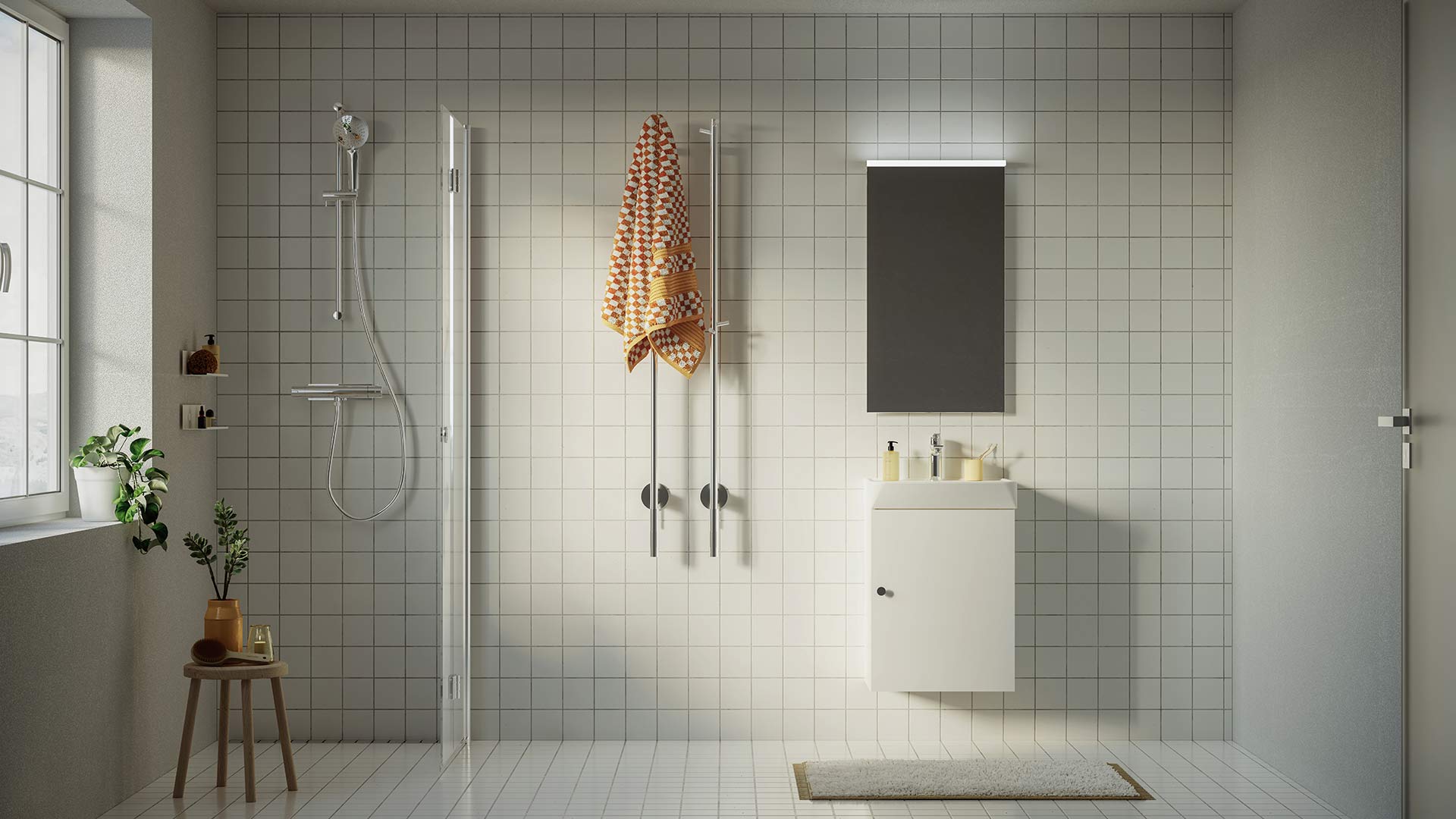 Design with sustainability in mind with bathrooms made in Sweden from durable materials