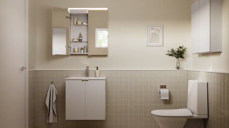 Stilla furniture range in white