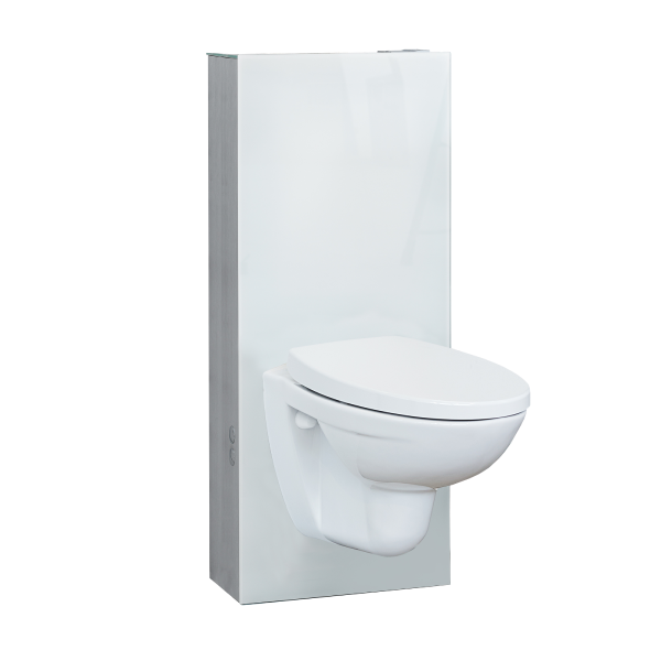 WC-fixture glassbox 120mm