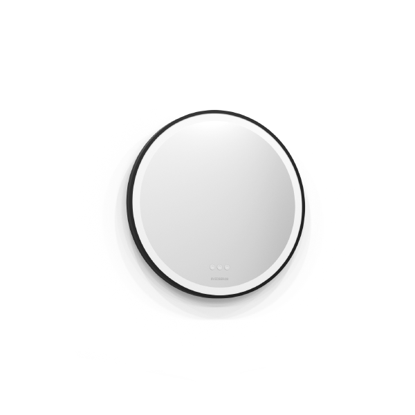 Ista round with black frame