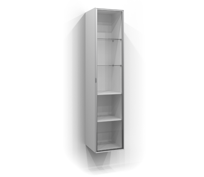 Tall cabinet 160x35 glass cabinet