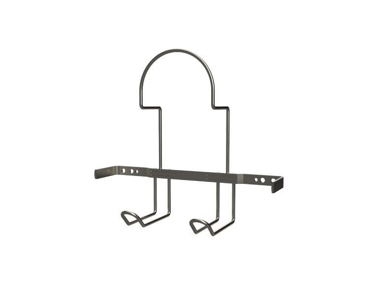 Metal Wall Mount Hanger For Central Vacuum Hose – Universal, 1-Pack