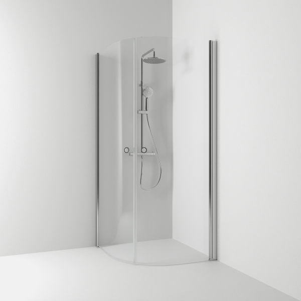 Skoga corner shower round