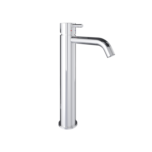 Skule free-standing washbasin mixer smooth