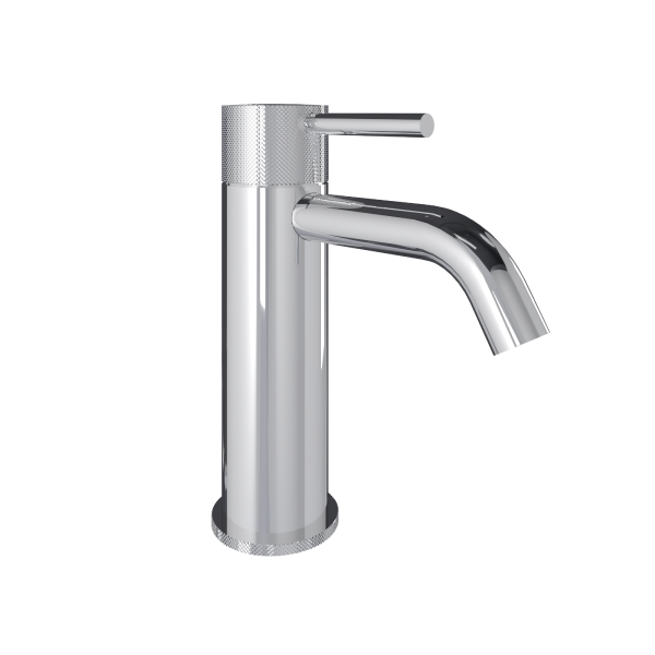 Skule washbasin mixer knurled