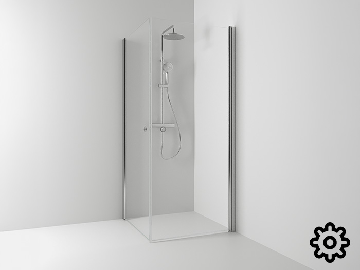 Skoga corner shower square spare parts