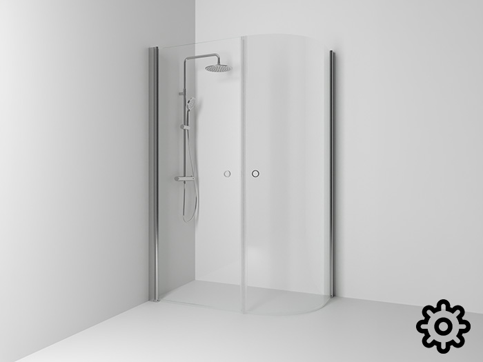 Skoga corner shower round/square spare parts