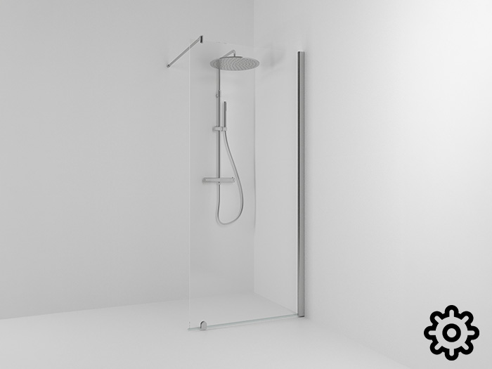 Skoga fixed shower screen spare parts