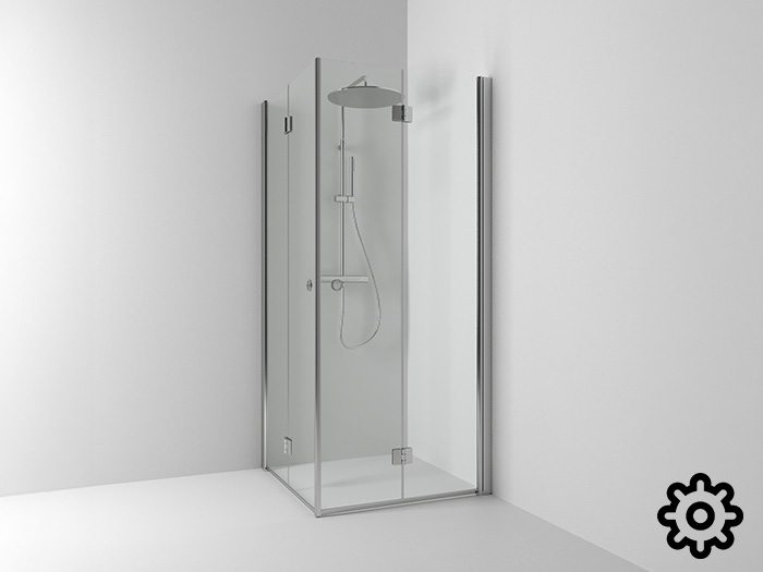 Skoga folding corner shower spare parts