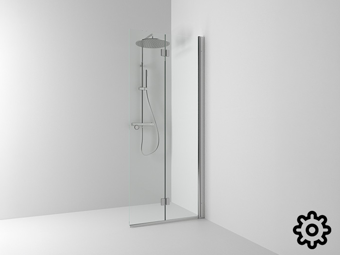 Skoga folding shower screen spare parts