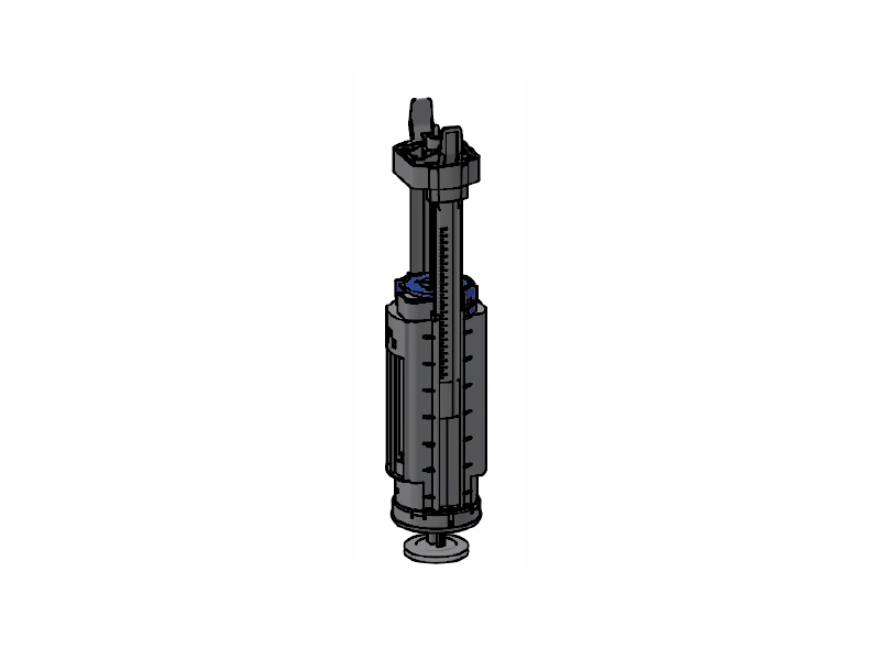 Flushing mechanism body