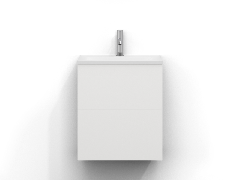 Stilla vanity unit 50x35 with 2 drawers