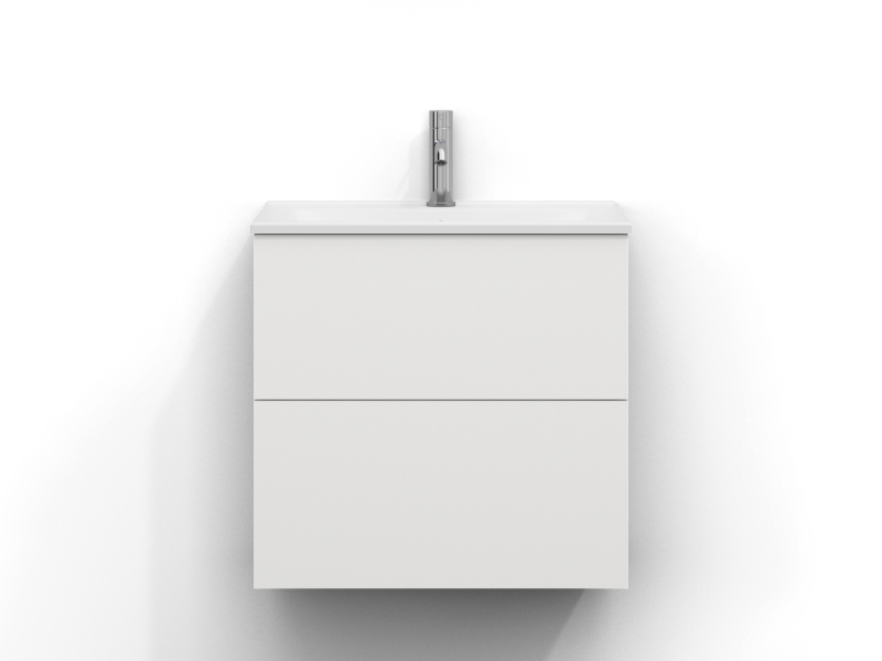 Stilla vanity unit 60x35 with 2 drawers