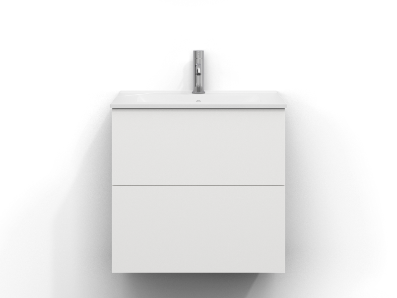 Stilla vanity unit 60x45 with 2 drawers