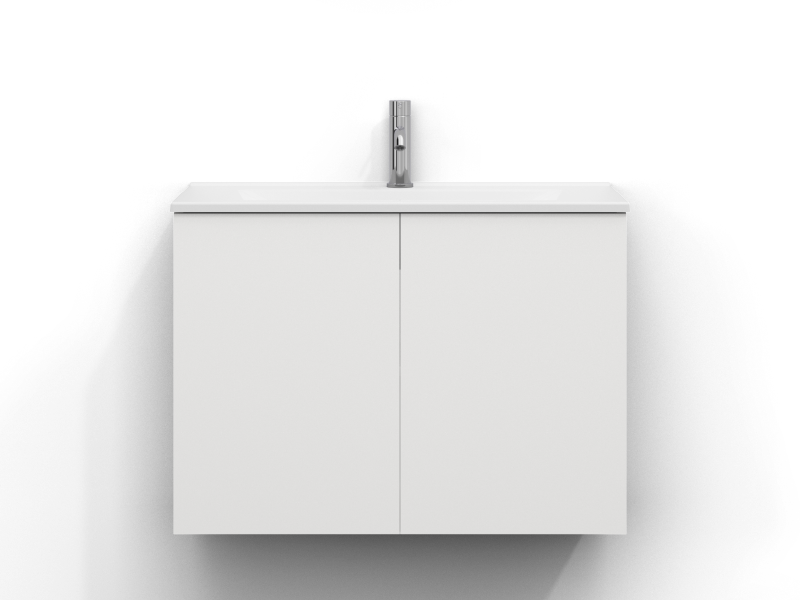 Stilla vanity unit 80x35 with 2 doors