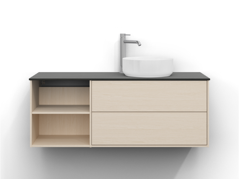 Epos vanity unit 120x45 with work top